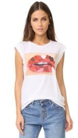 Pam  amp  Gela Heart Mouth Frankie Tee at Shopbop